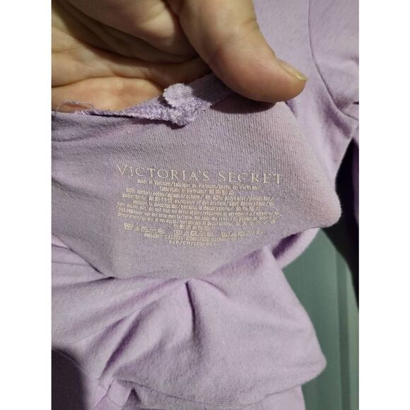 Victoria Secret purple long-sleeved "wicked" nighty - Picture 4 of 6